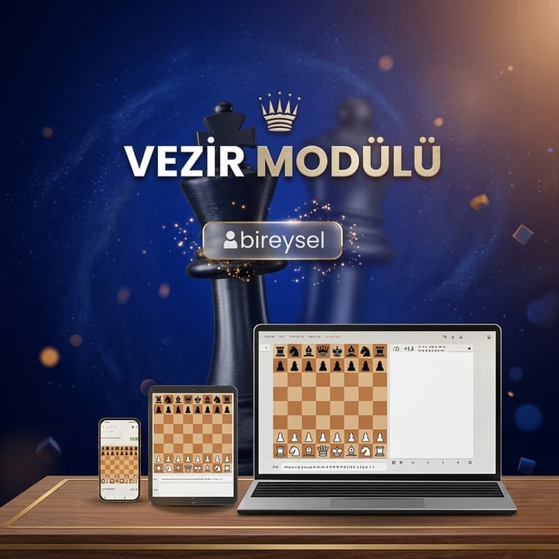 Vezir Modülü bireysel usta satranç eğitimi